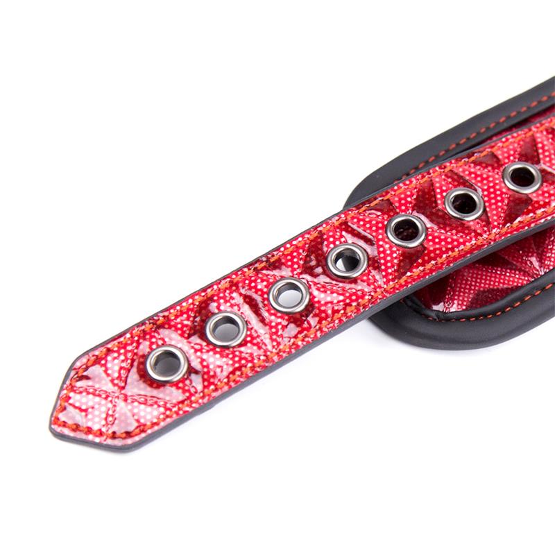 Collar con Correa Ajustable Diamond Cuero Vegano, imagen 6