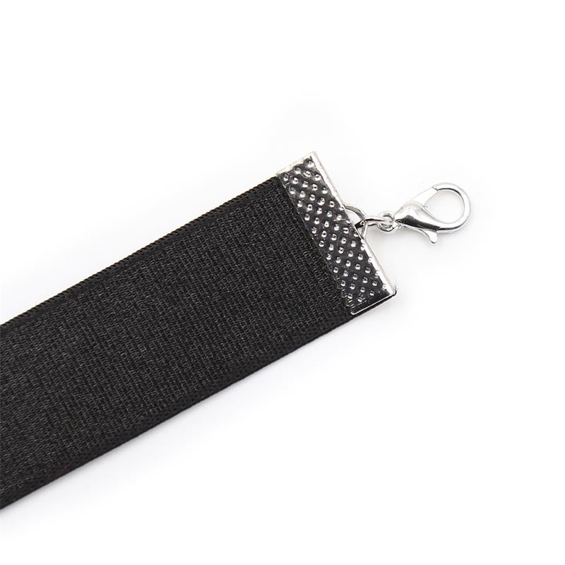 Collar con Lazo y Cascabel 29 cm Negro M 7
