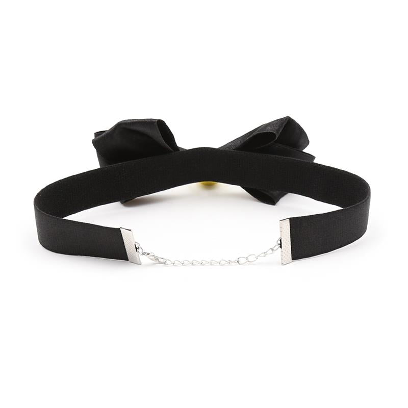 Collar con Lazo y Cascabel 29 cm Negro M 4