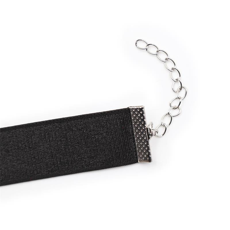 Collar con Lazo y Cascabel 29 cm Negro M 8