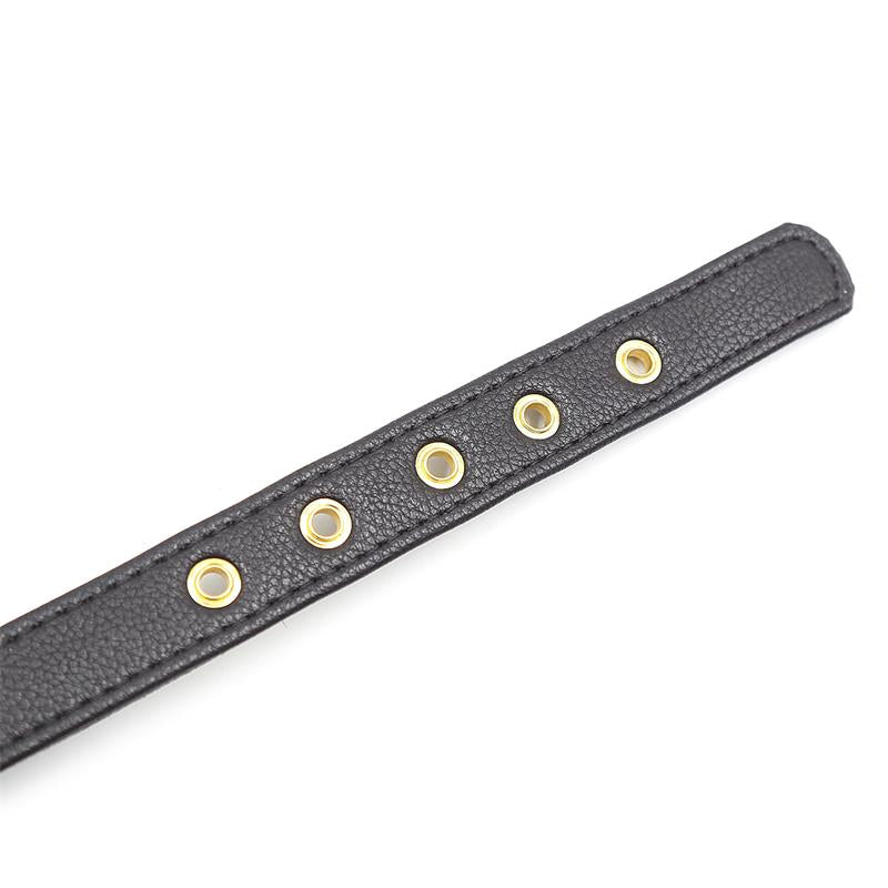 Collar con Lazo y Cascabel 44 cm Negro/Rojo 7