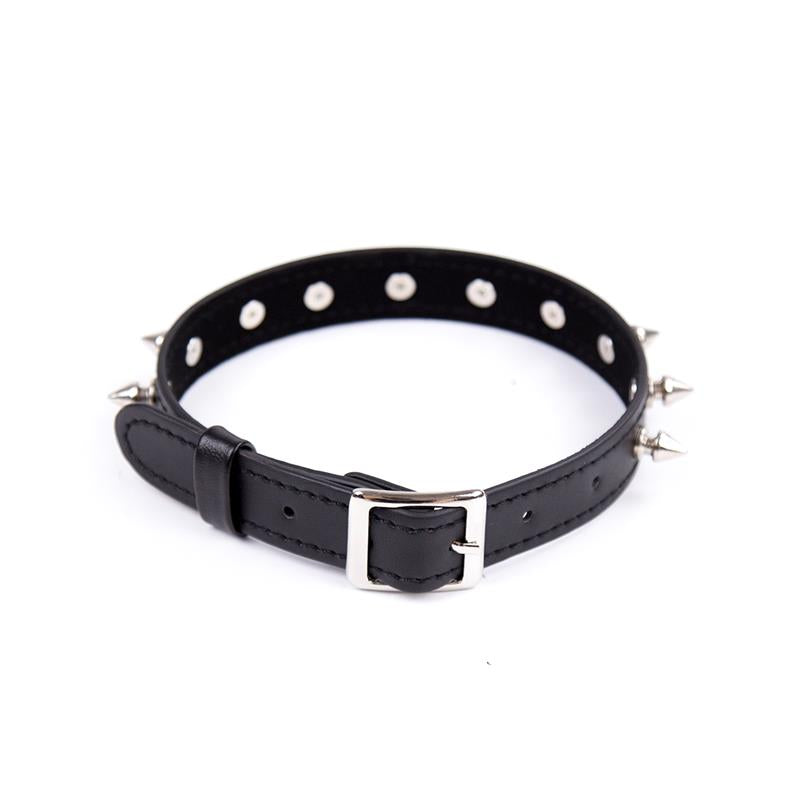 Collar con Pinchos Ajustable 43 cm Negro 2