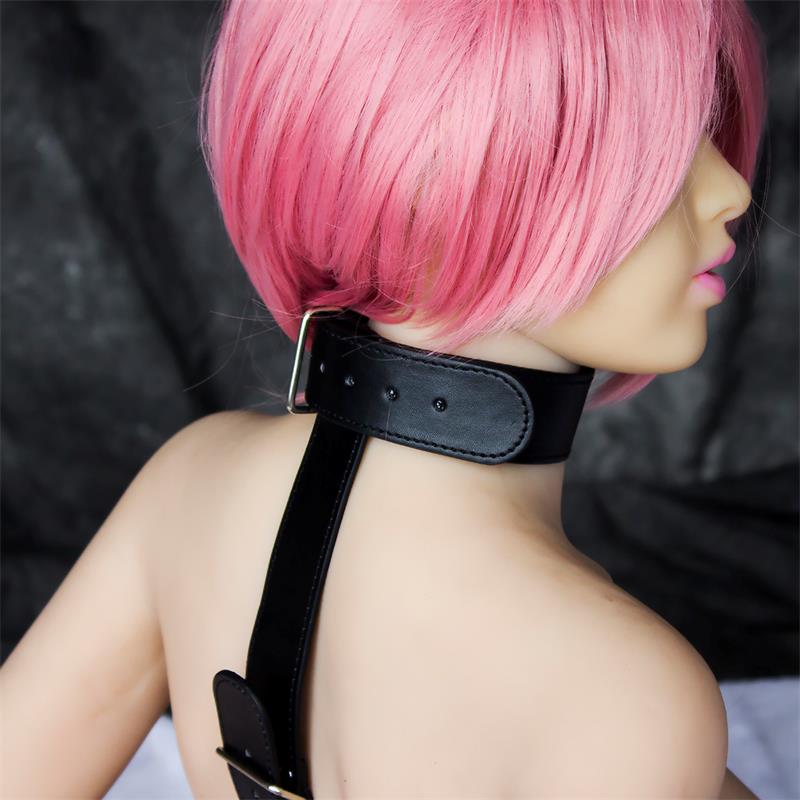 Collar con Restricciones Ajustable Negro 4
