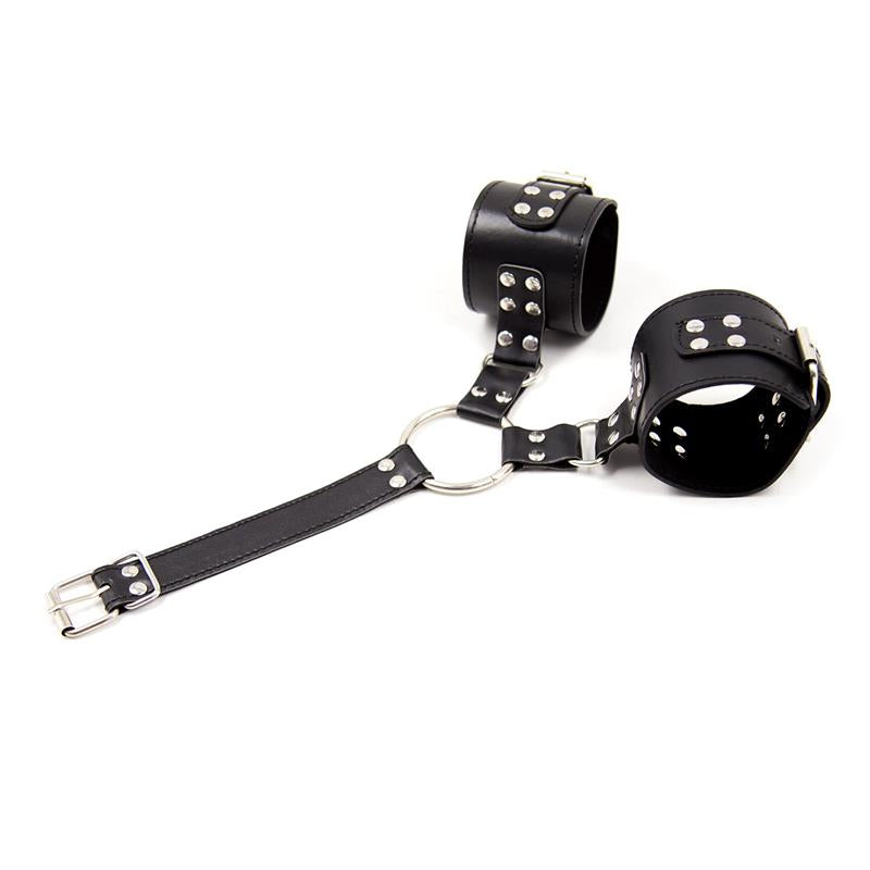 Collar con Restricciones Ajustable Negro 2