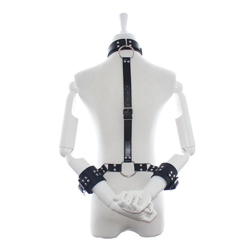 Collar con Restricciones Ajustable Negro 5