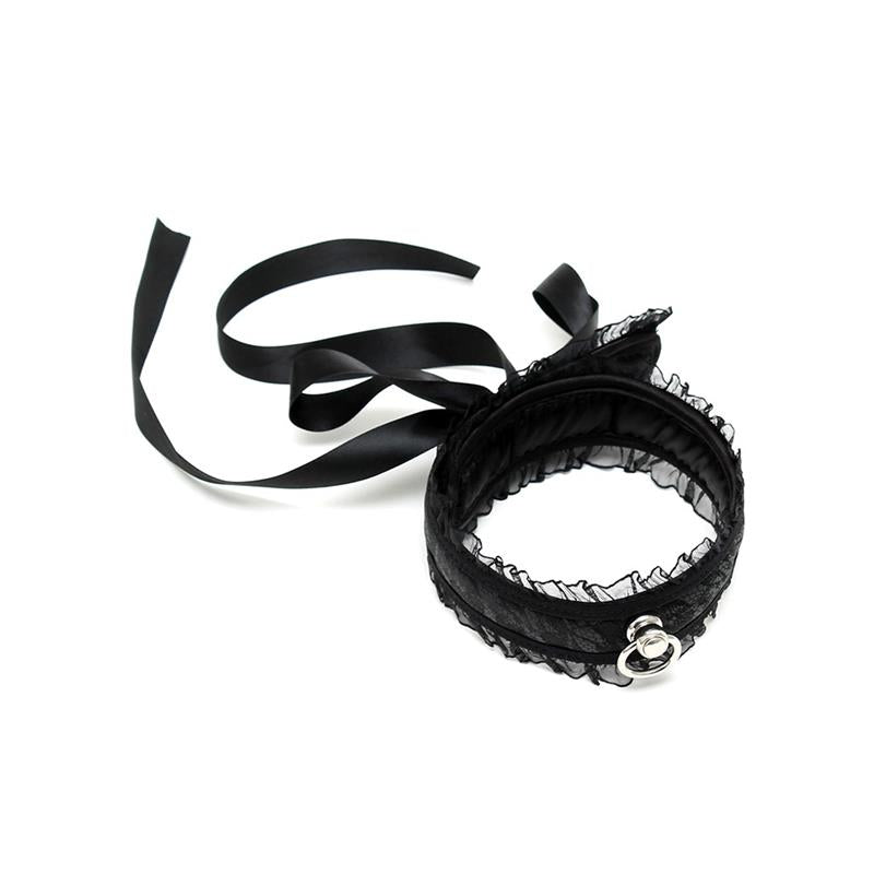 Collar de Satén Negro 3
