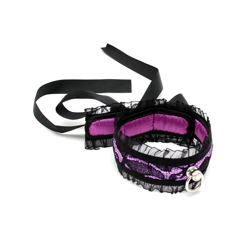 Collar de Satén Purpura 2