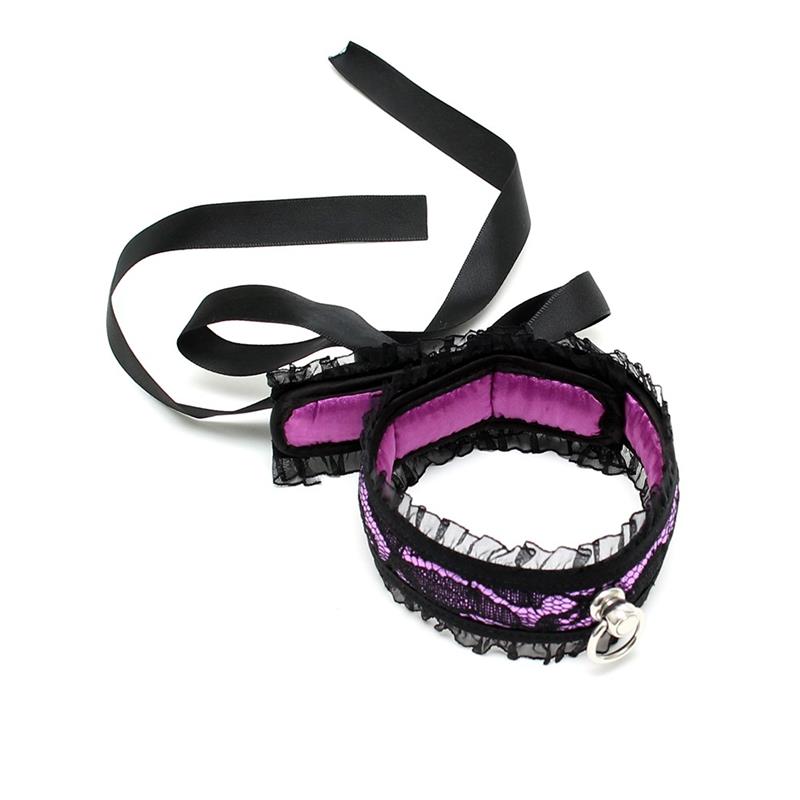 Collar de Satén Purpura 3