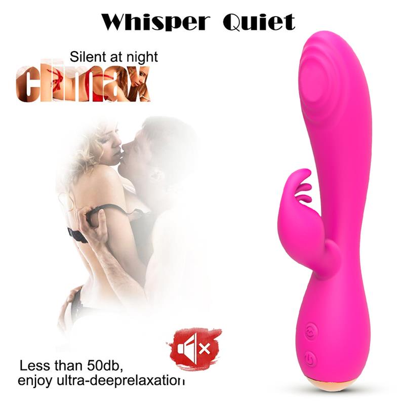 Conejito Vibrador Magic Stick con Pulsación Fucsia, imagen 8