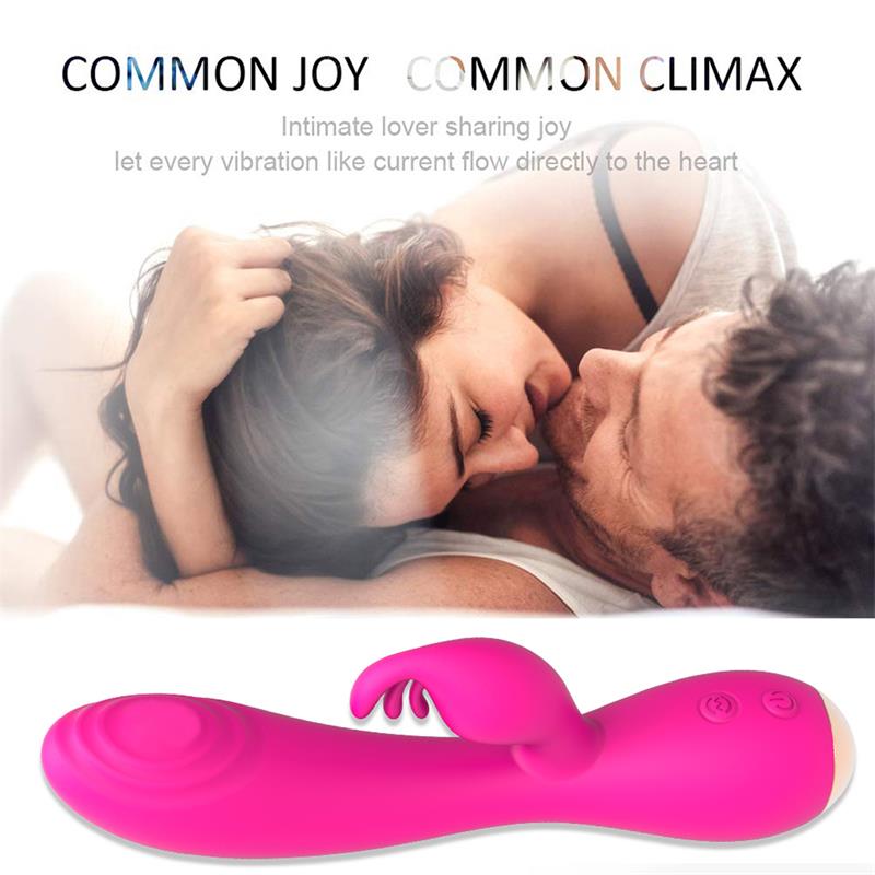 Conejito Vibrador Magic Stick con Pulsación Fucsia, imagen 9