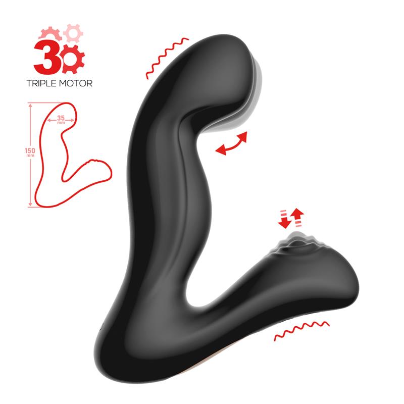 Convo Prostate Stimulator with Tapping and Finger Wiggle Function 3