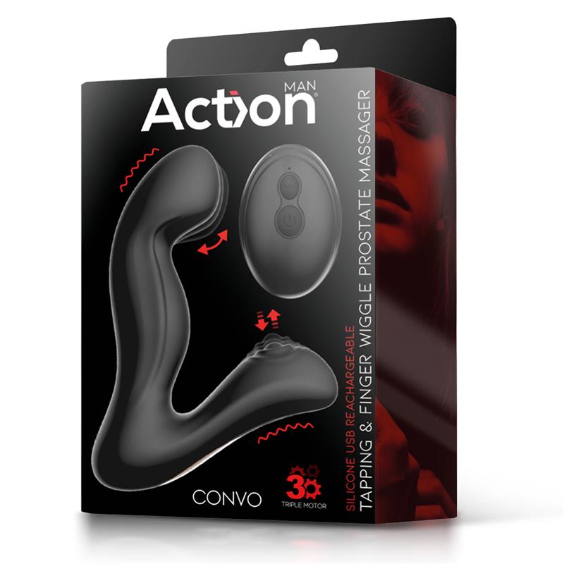 Convo Prostate Stimulator with Tapping and Finger Wiggle Function 9