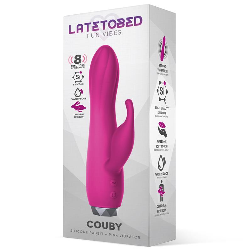 Couby Vibrador de Conejito Silicona Rosa 2