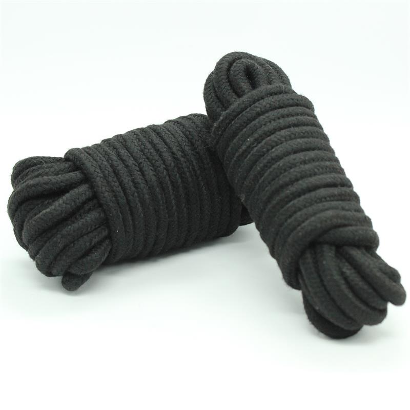 Cuerda Bondage de Algodón 10 Metros Negro 2