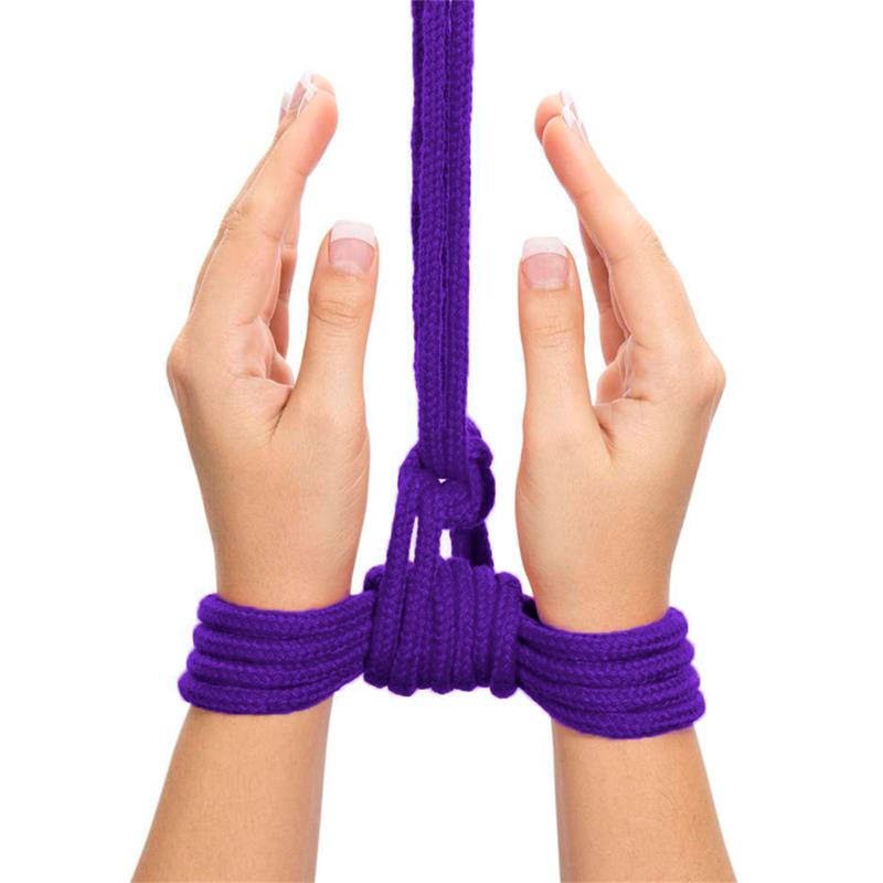 Cuerda Bondage Suave Púrpura 4