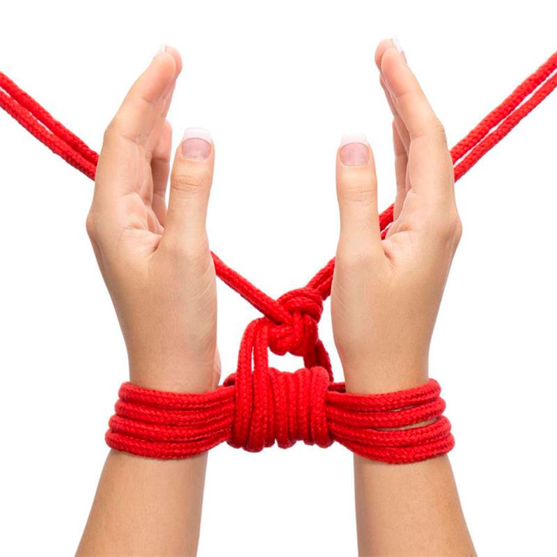 Cuerda Bondage Suave Rojo 5