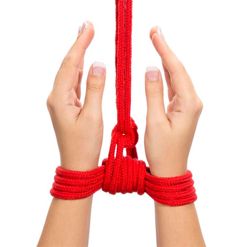 Cuerda Bondage Suave Rojo 4