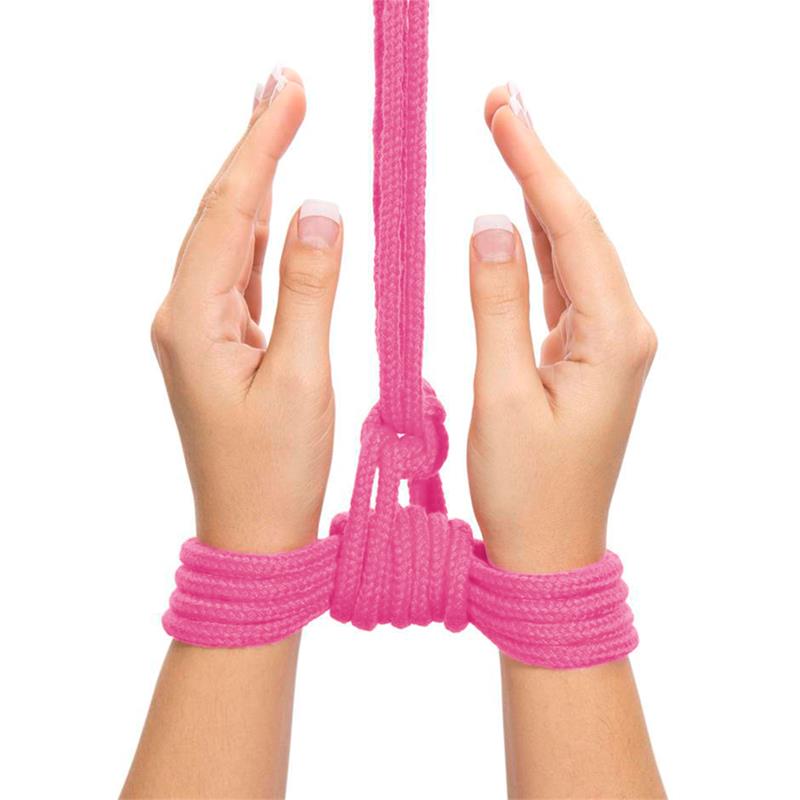 Cuerda Bondage Suave Rosa 4