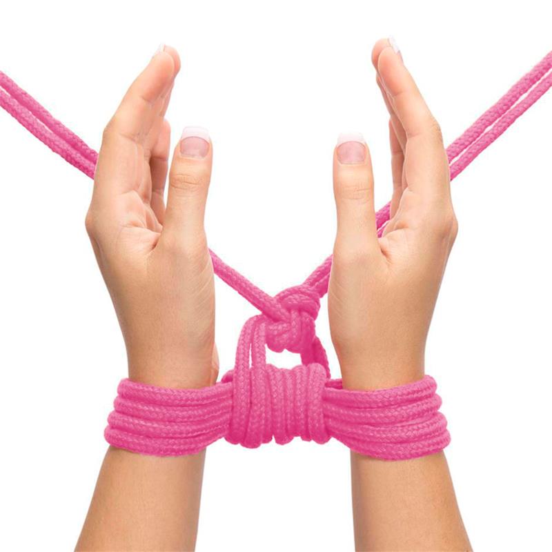 Cuerda Bondage Suave Rosa 5