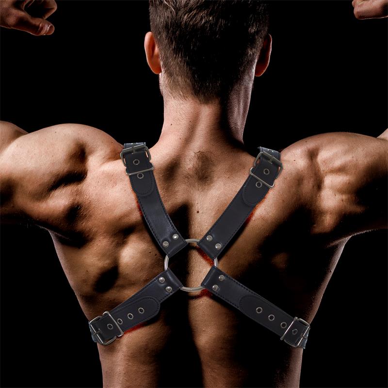 Darom Arnés Masculino para Bondage Cuero Vegano 3