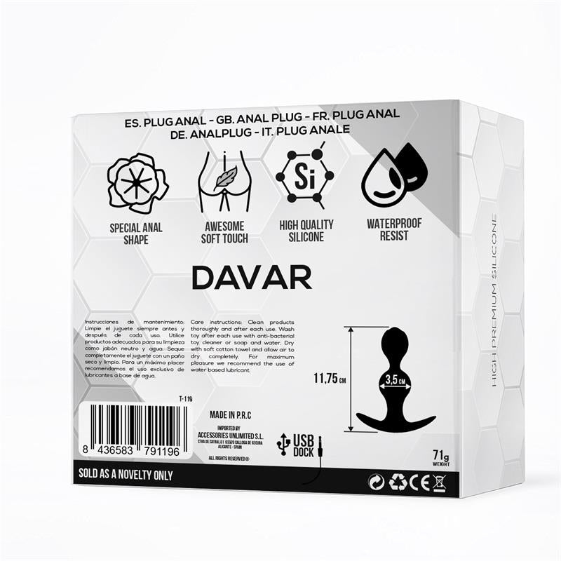 Davar Plug Anal Silicona 3
