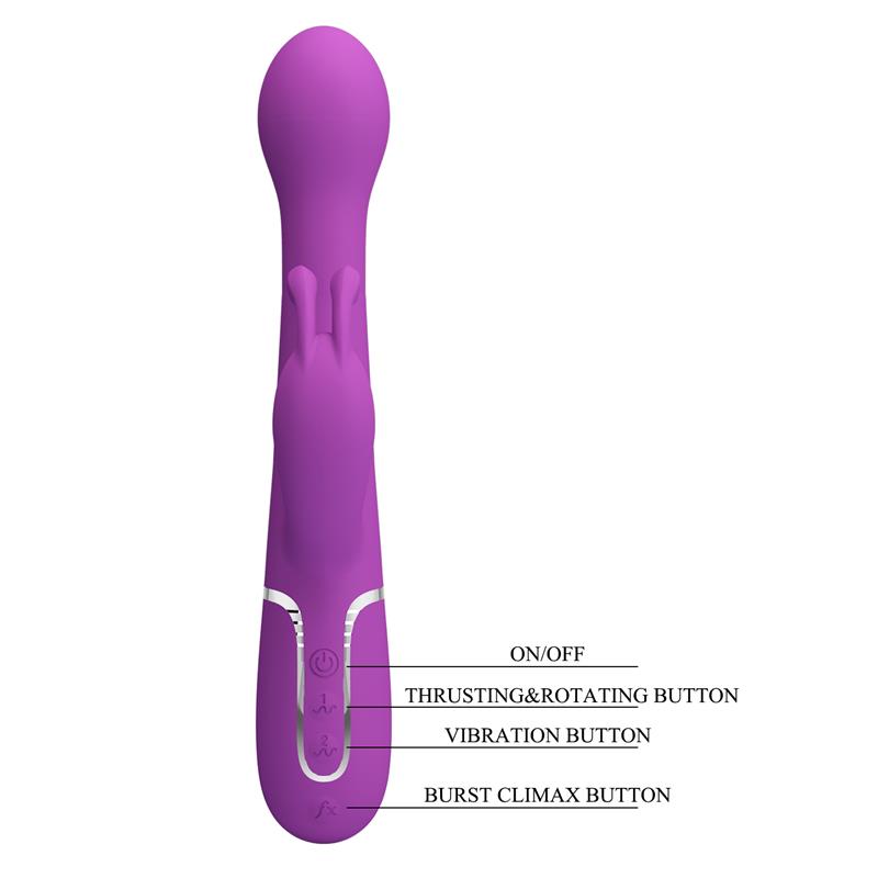 Dejon Vibrador con Thrusting y Rotación Twinkled