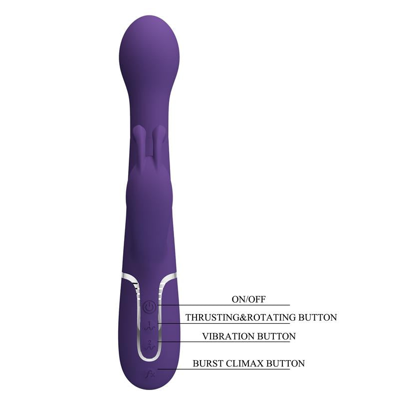 Dejon Vibrador con Thursting y Rotación Twinkled