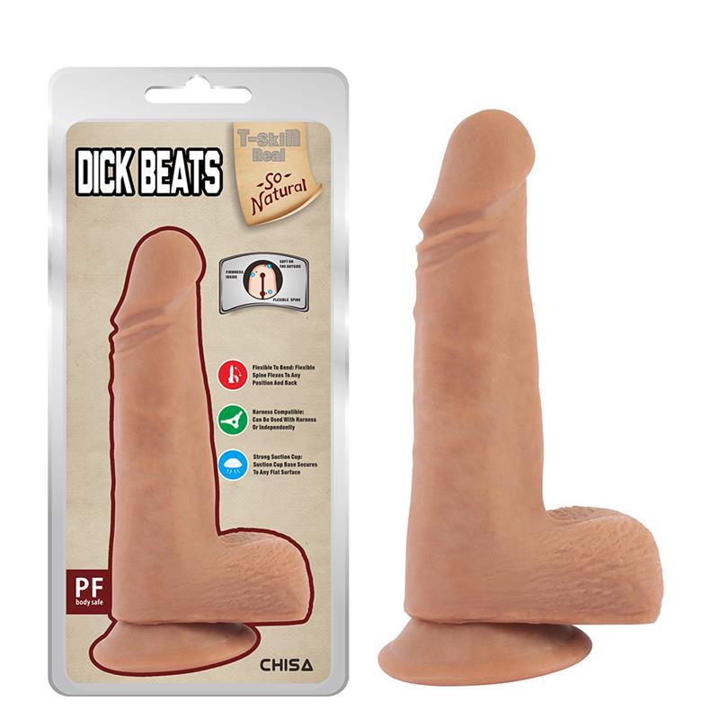 Dick Beats Dildo Dual Density 18cm