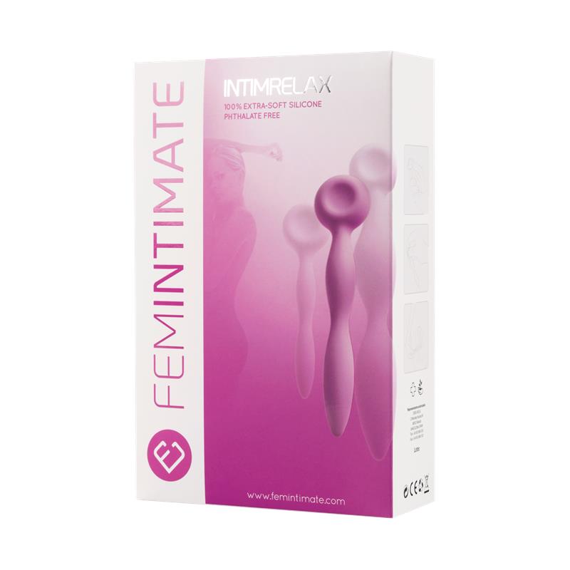 Dilatadores Vaginales Intimrelax Rosa Silicona 5