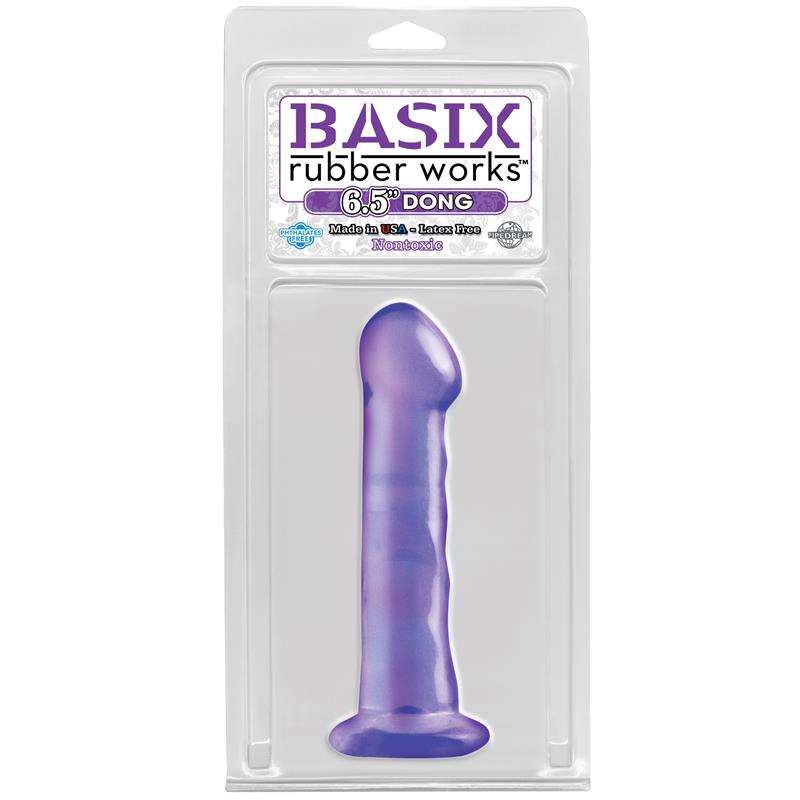 Dildo 16,51 cm con Ventosa Púrpura