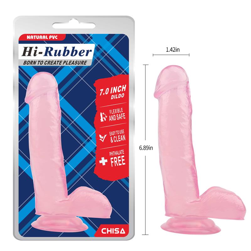 Dildo 7 - 17.5 cm Rosa