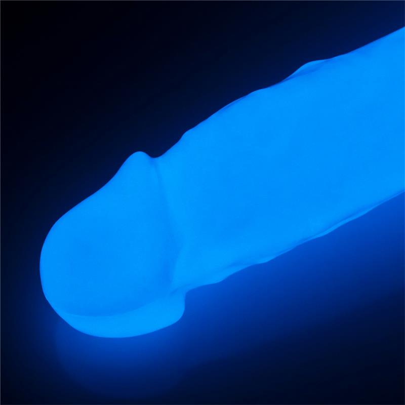 Dildo 8.5 Lumino Luz Azul 4