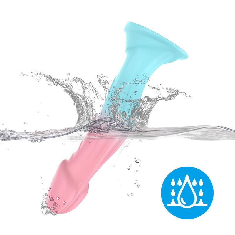 Dildo Bicolor con Vibración 7