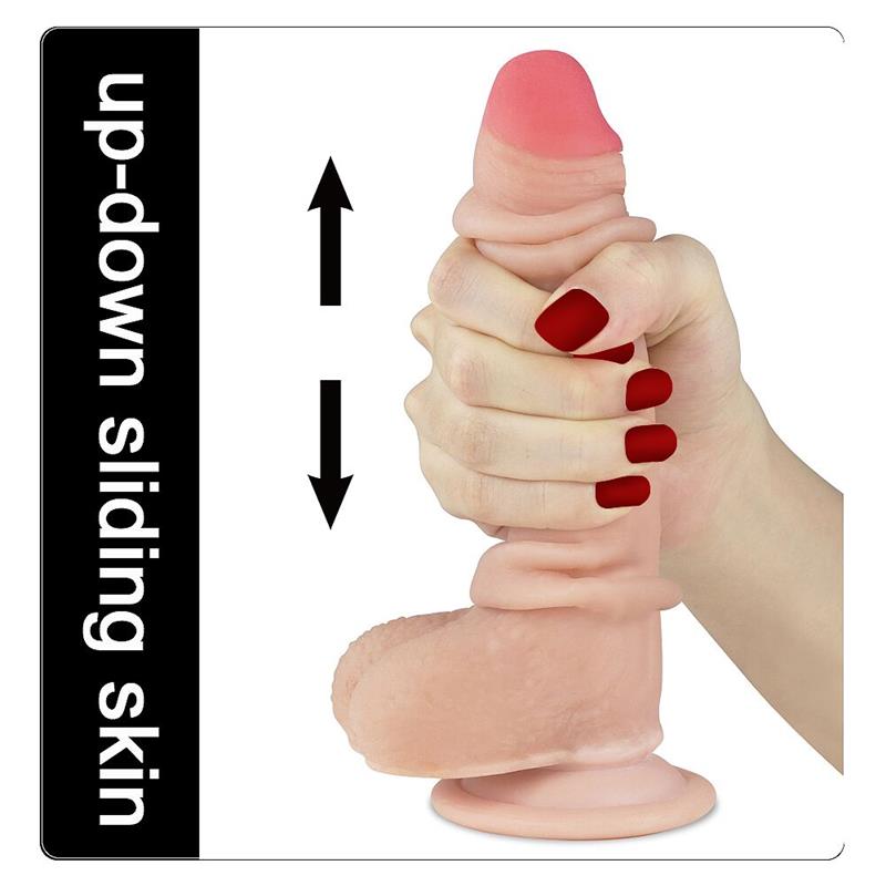 Dildo con Piel Retractil 7 Natural 4