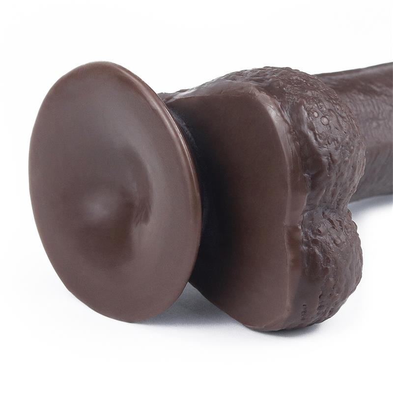 Dildo con Piel Retractil 7 Negro 14