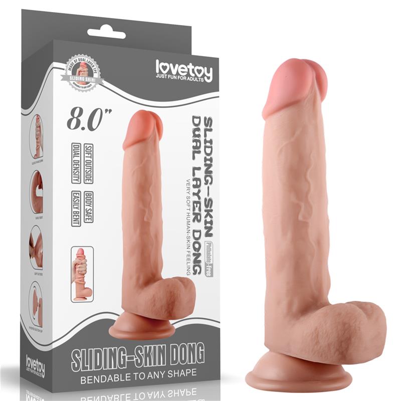 Dildo con Piel Retractil 8 9