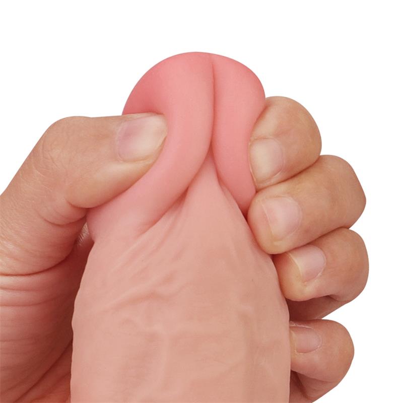 Dildo con Piel Retractil 9 Natural 3
