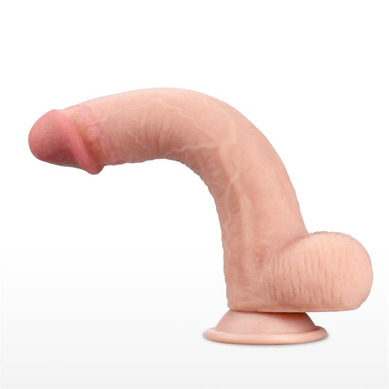 Dildo con Piel Retractil 9 Natural 2