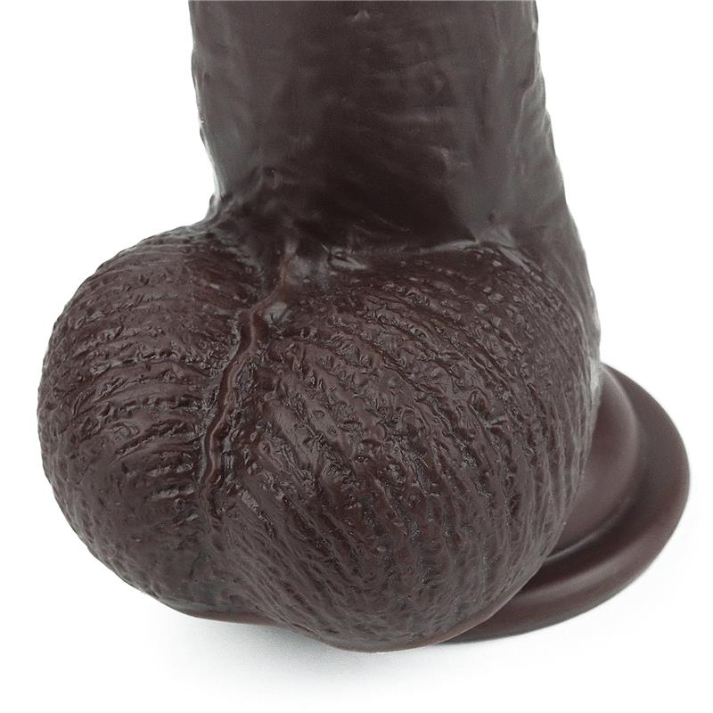 Dildo con Piel Retractil 9 Negro 6