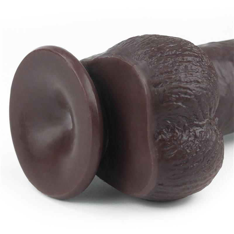 Dildo con Piel Retractil 9 Negro 13