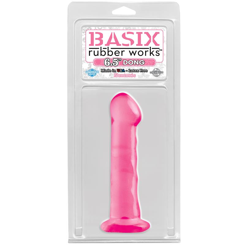 Dildo con Ventosa 16.51 cm Color Rosa