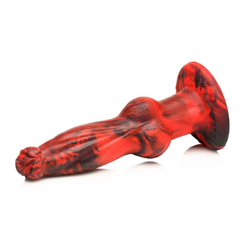 Dildo con Vibración y Thrusting Hel-Wolf