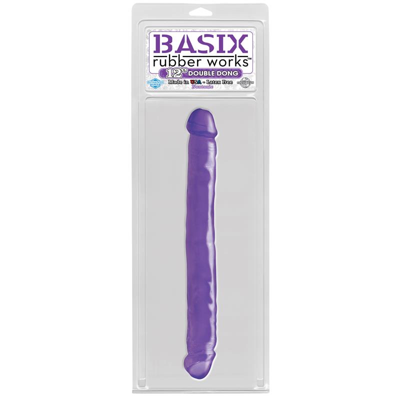 Dildo Doble 30,5 cm Púrpura