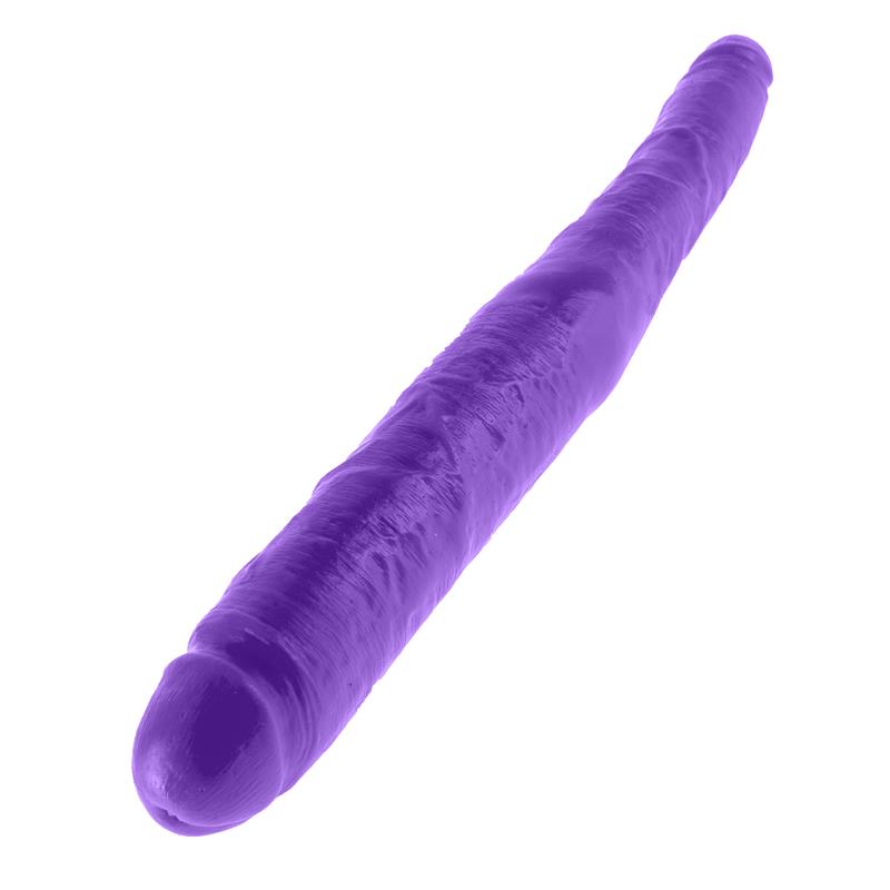 Dildo Doble 40,6 cm Púrpura