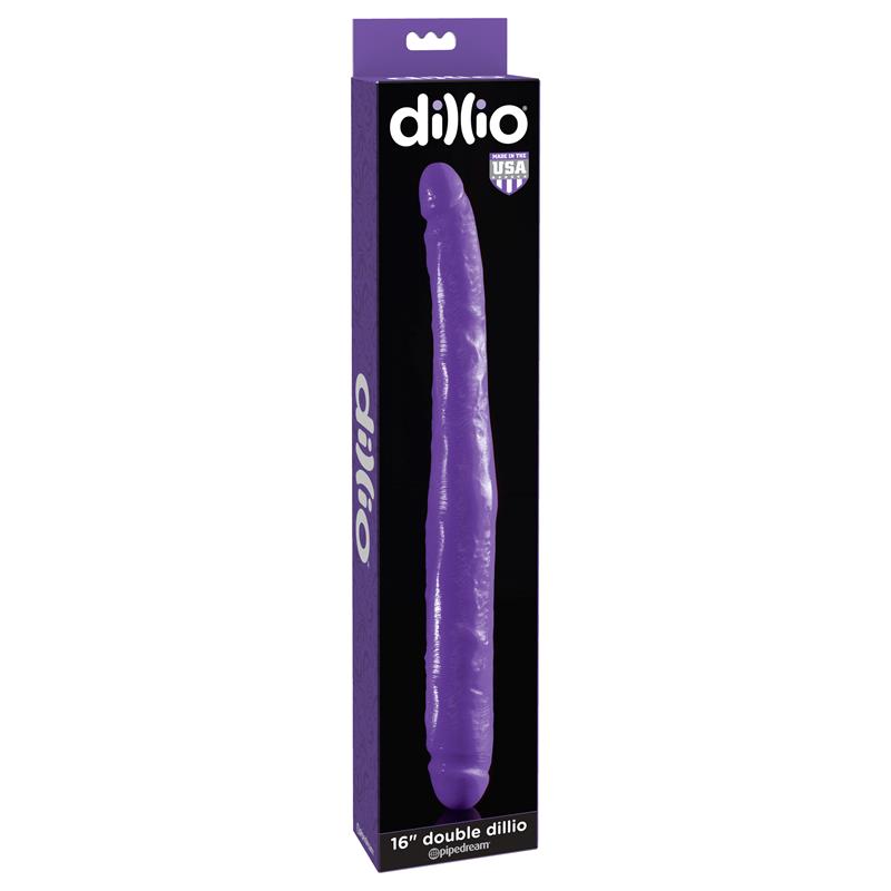 Dildo Doble 40,6 cm Púrpura