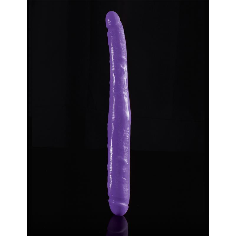 Dildo Doble 40,6 cm Púrpura