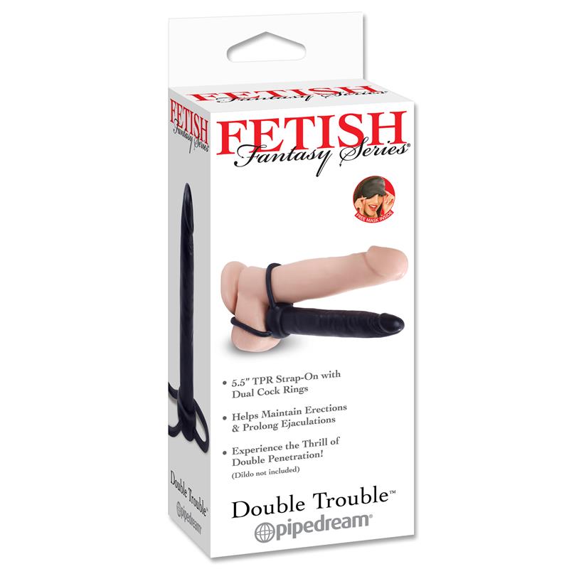 Dildo Double Trouble Negro