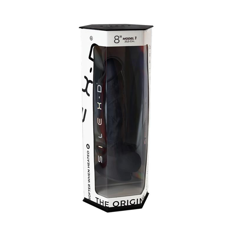 Dildo Dual Density Mod. 1 - 8 Negro 7