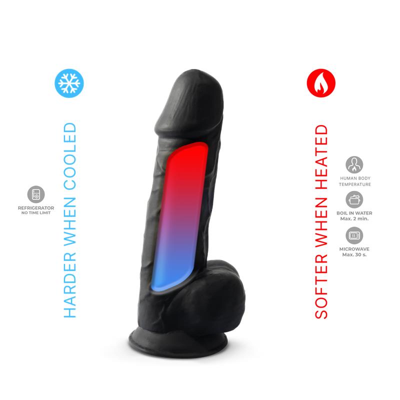 Dildo Dual Density Mod. 1 - 8.5 Negro 5