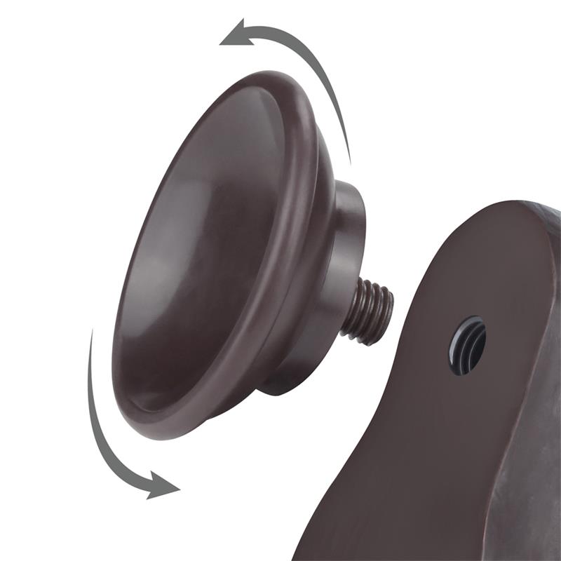Dildo Dual Density Piel Deslizante Retractil 8.5